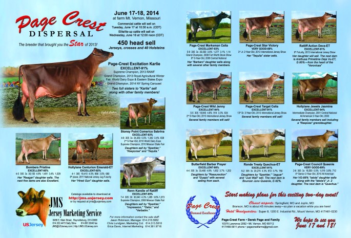 Page Crest Dispersal Ad As it appears in the May, 2014 Jersey Journal