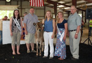 Lot 8 - Electras Evolution-ET Sold for $6,250 to Jessica Achen, currently of Australia. She will be joining her family back in the states soon and so the heifer will be residing in South Dakota! This stylish heifer was consigned by Entourage Farm, Cybil Fisher, & Triple T, MD