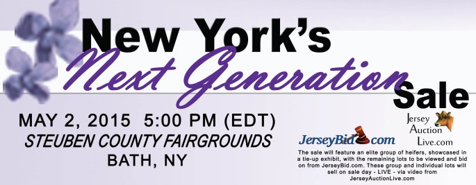 Also a combination sale, the New York Jersey Breeders and JMS invite you to consign your type and production individuals to this sale. A portion of the sale will be available for pre-bidding online, with a portion of live heifers in a tie-up format of the sale. Again, we are looking for all aspects of genetics, cow families - genomics - show type and production!