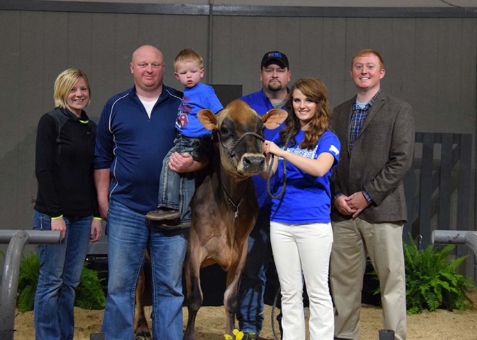 Top Selling Lot 44 was also the Grand Champion of the Kentucky National Show and Sale today.