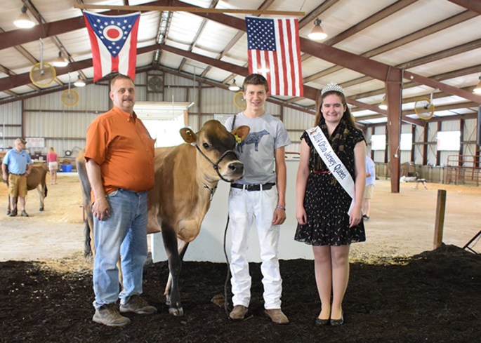 LOT 60 - NORSE STAR TOPEKA MIDNIGHT-ET, VG-87%. This 12/2012 genomic tested "Topeka" daughter was fresh in December and was served to "Citation A." Consigned by International Genetics, Collingwood, Ontario, Canada, she sold to Steve Rowley, Miss., for $4,900