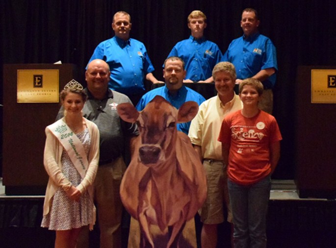 Lot 14 - Ahlem Isaac Charm 45339-ET - was the second high seller at $8,500. Consigned by Ahlems Farms Partnership, she was bought by Dana Metzger.