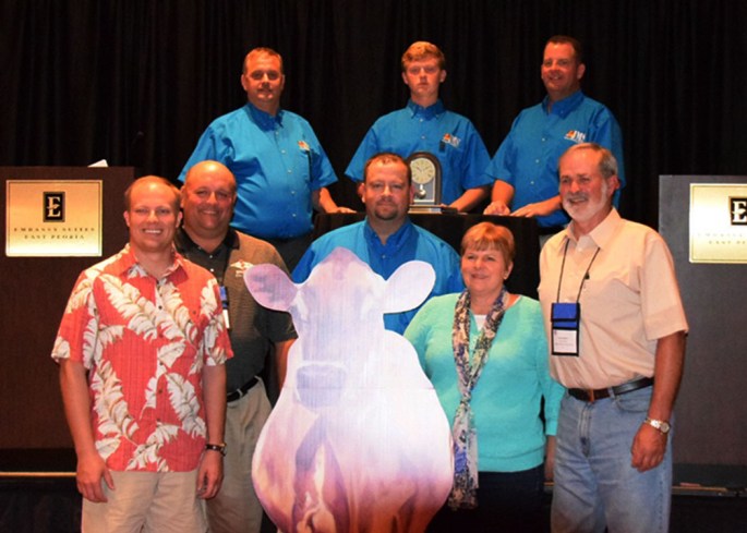 Chris and Cheryl Sorenson consigned this "Machete" daughter from "Keylime-P." Jerseyland Sires purchased her fro $13,000